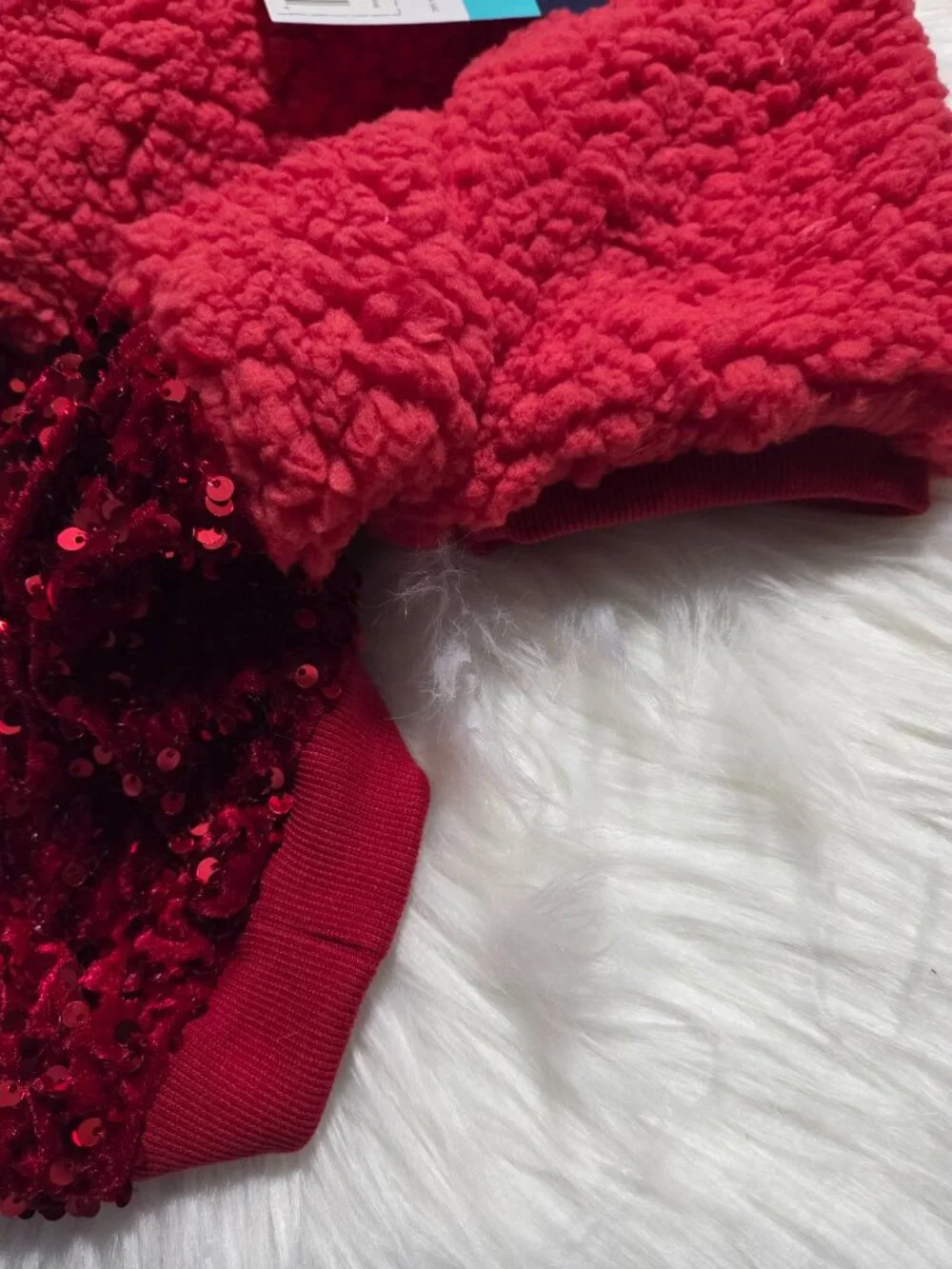 Frisco Sequin Sherpa Dog & Cat Hoodie